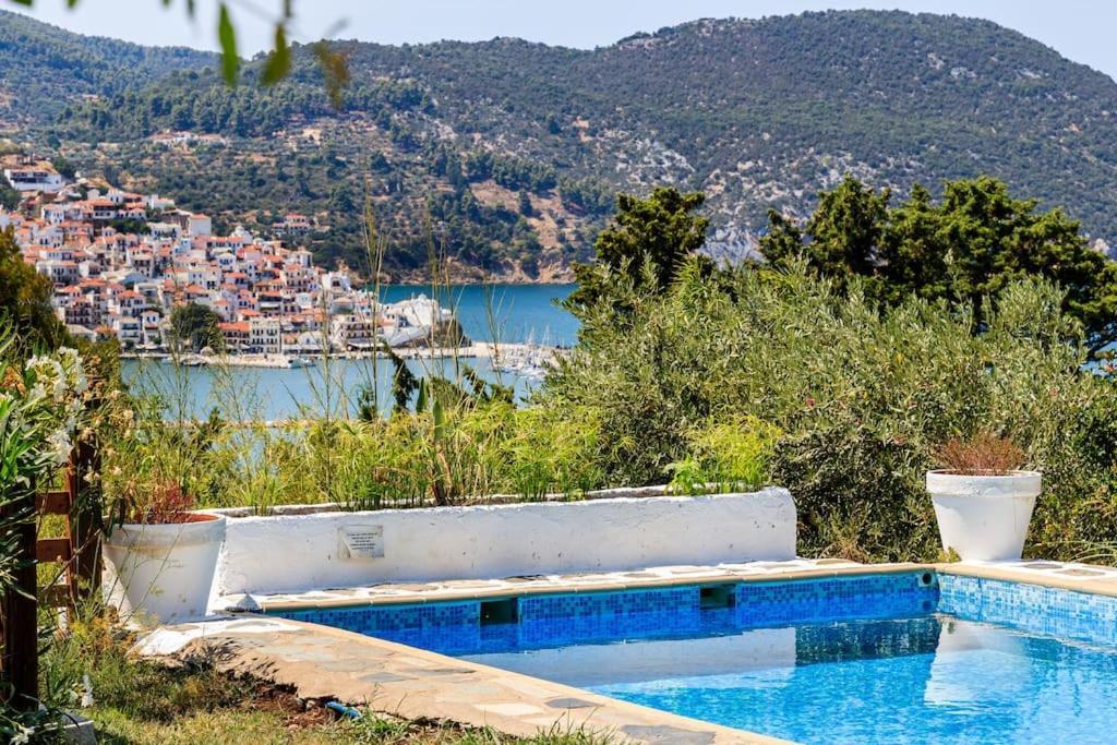 Villa Rodia With Swimming Pool On Skopelos Island المظهر الخارجي الصورة