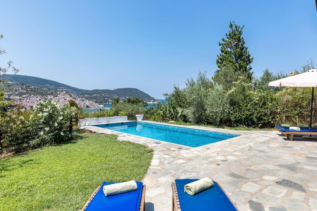 Villa Rodia With Swimming Pool On Skopelos Island المظهر الخارجي الصورة