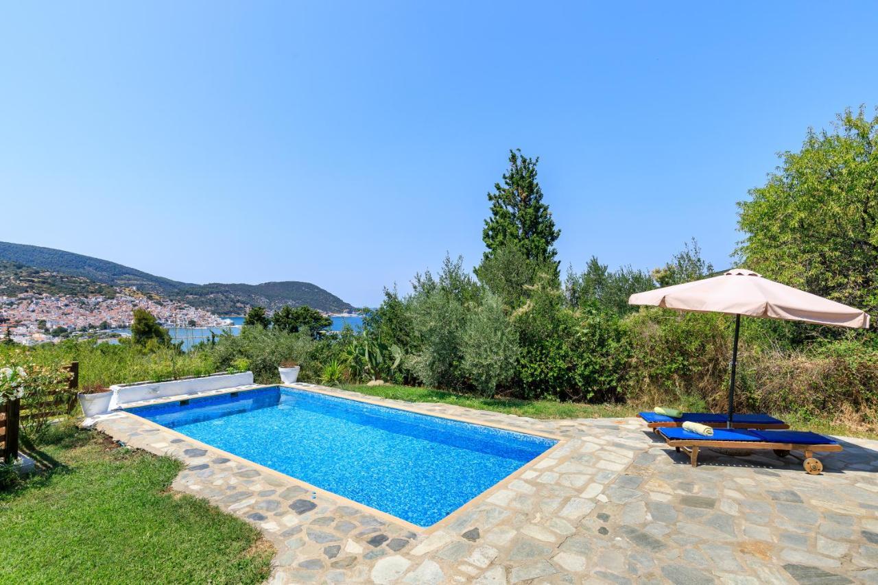 Villa Rodia With Swimming Pool On Skopelos Island المظهر الخارجي الصورة