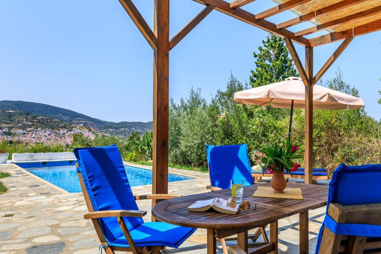 Villa Rodia With Swimming Pool On Skopelos Island المظهر الخارجي الصورة